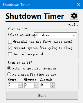 Shutdown Timer Classic(关机计时器经典版) v1.3.1 绿色版-副业项目资源网