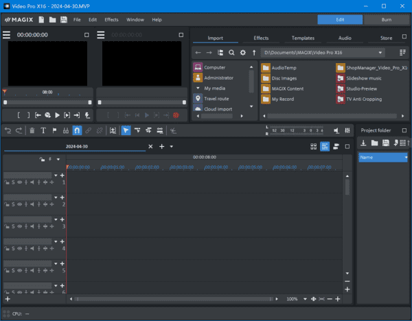 MAGIX Video Pro X16(专业视频编辑) v22.0.1.260-92资源网