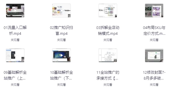 拼多多系统化课程-92资源网