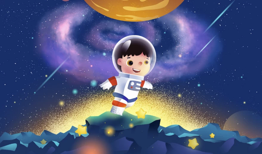 少年得到《给孩子的太空探秘课》-92资源网