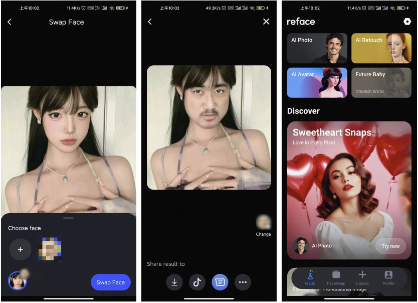 Reface AI换脸视频 AI换脸图片 v5.10.0 专业版-92资源网