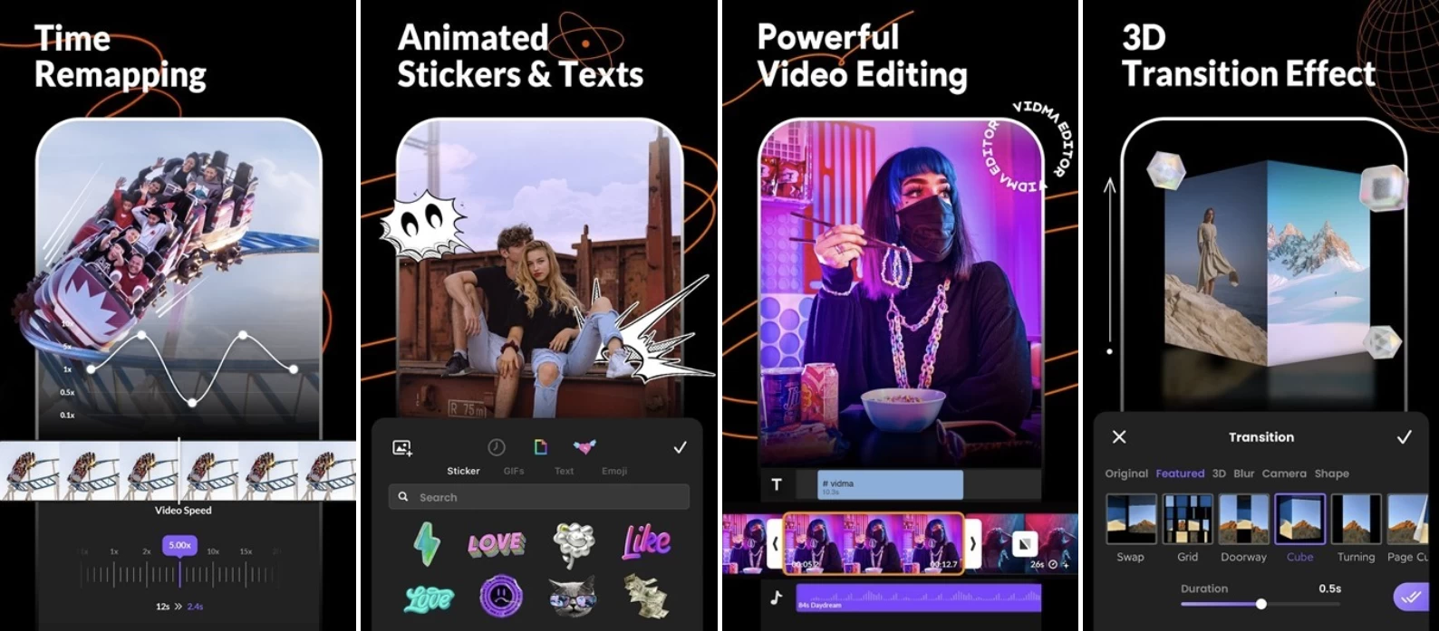 Vidma editor v2.18.0，一款易于使用的音乐视频编辑器和视频制作器-92资源网