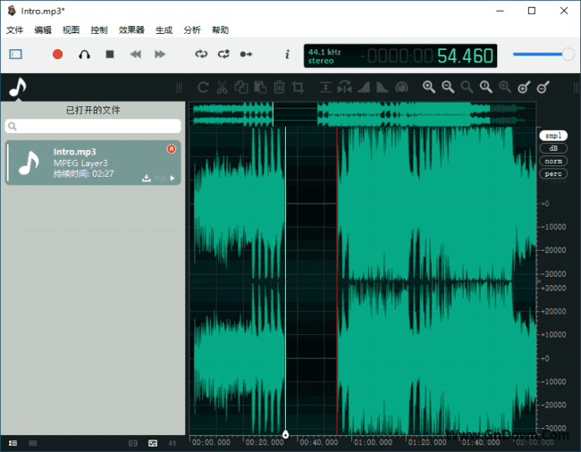 ocenaudio(录音和音频编辑软件) v3.14.11 多语便携版-92资源网