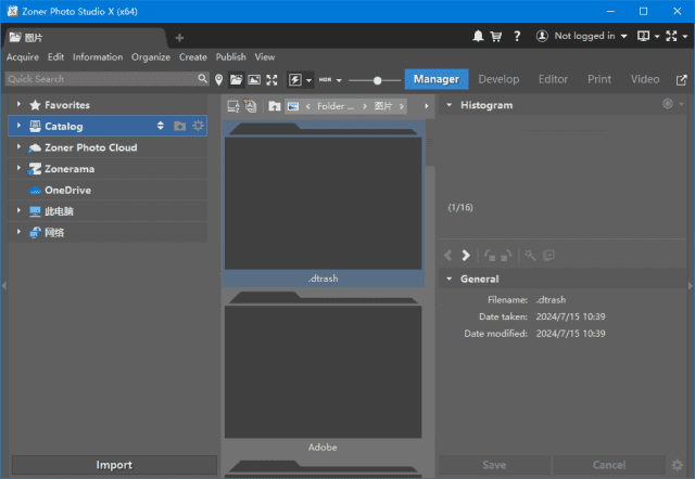 Zoner Photo Studio X(照片编辑管理) v19.2503.2.620 便携版-92资源网