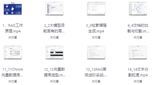 2025最新版大模型RAG入门到精通实战教程-92资源网