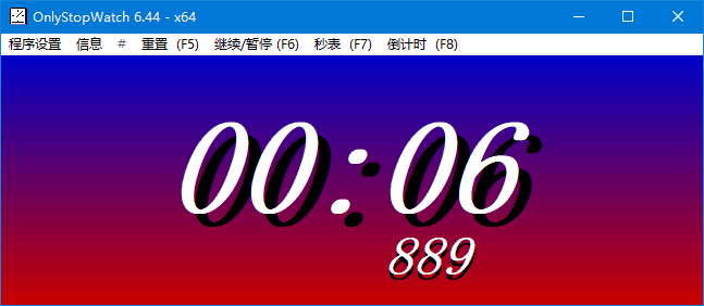 OnlyStopWatch(桌面计时器工具) v6.51 多语便携版-92资源网