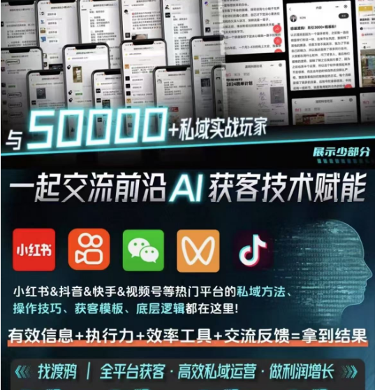 （14743期）【渡鸦科技社】内部学习资料，私域流量入门指南-92资源网