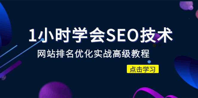 （6501期）1小时学会SEO技术 网站排名优化实战高级教程-秒杀市面95%收费几千的SEO教程-92资源网