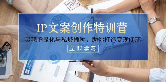 （14330期）IP文案创作特训营，灵魂IP显化与私域播种，助你打造变现闭环（14节课）-92资源网