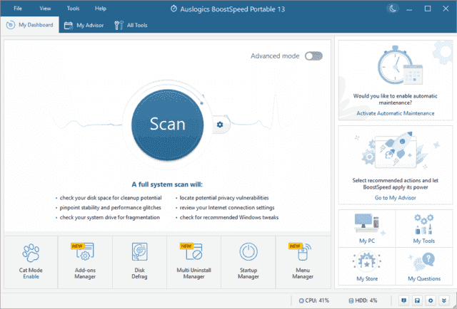 Auslogics BoostSpeed(优化电脑性能) v14.0.1.1 便携版-92资源网