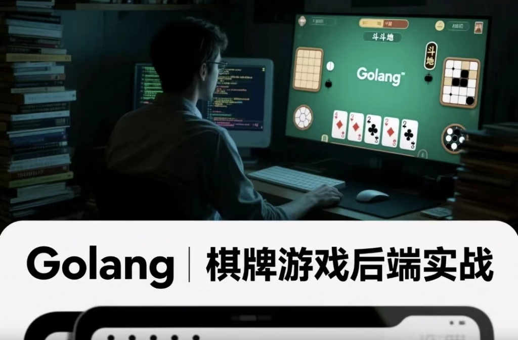 Golang棋牌游戏后端实战-副业项目资源网