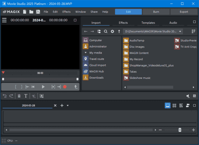 MAGIX Movie Studio Platinum 2026(视频编辑软件) v25.0.1.246-92资源网