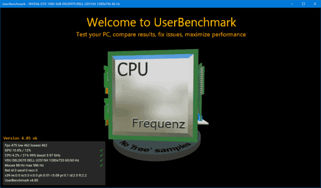 UserBenchmark(系统测试跑分软件) v5.1.3.0 便携版-92资源网