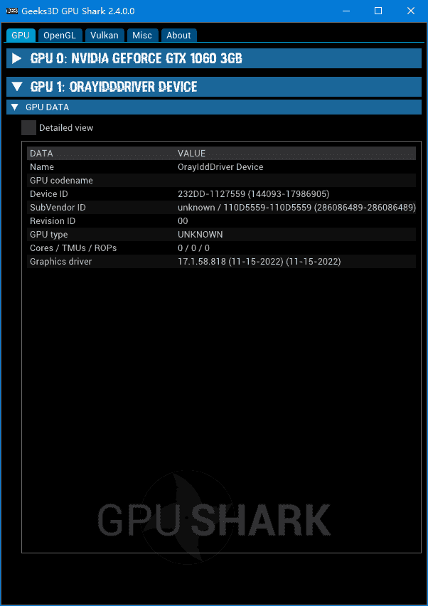 GPU Shark II(显卡GPU监视工具) v2.8.2.0 / 0.33.2 绿色版-92资源网