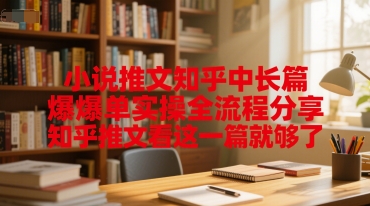 小说推文知乎中长篇爆单实操全流程分享，知乎推文看这一篇就够了-92资源网