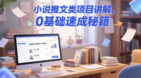 小说推文类项目讲解，0 基础速成秘籍-92资源网