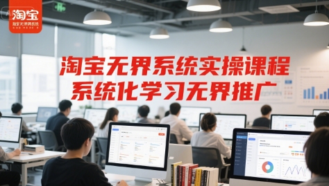 淘宝无界系统实操课程，系统化学习无界推广-92资源网