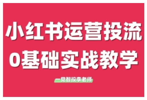 小红书运营投流，小红书广告投放从0到1的实战课，学完即可开始投放（更新）-92资源网