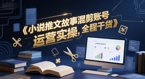 小说推文故事混剪账号运营实操，全程干货-92资源网