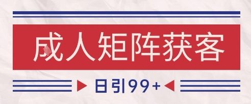 小红书某音橙人赛道引流获客，自热矩阵日引200+【揭秘】-92资源网