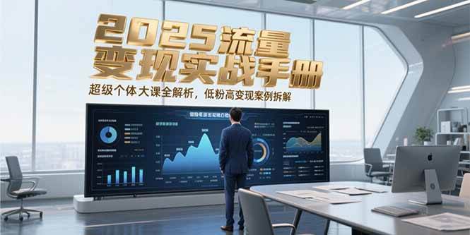 （15188期）2025流量变现实战手册，超级个体大课全解析，低粉高变现案例拆解-92资源网