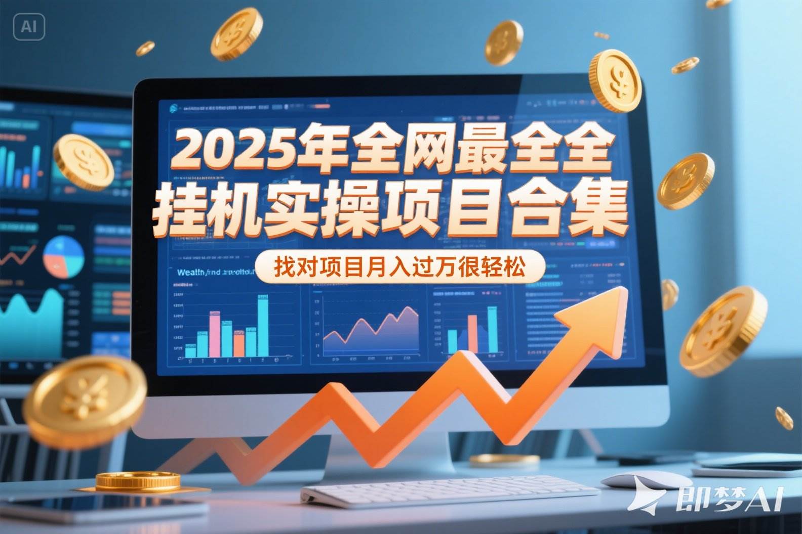 （15303期）2025年挂机实操项目实操演练，挂机类型，AI直播类型，轻资产创业类型…-92资源网