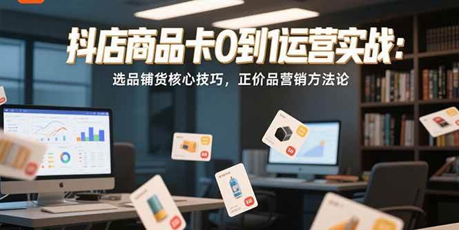 （15329期）抖店商品卡0到1运营实战：选品铺货核心技巧-92资源网