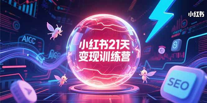 （15328期）小红书21天变现训练营，AIGC工具高效应用，SEO优化核心技巧-92资源网
