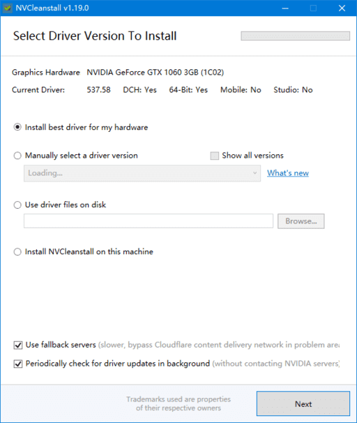 NVCleanstall(NVIDIA显卡驱动自定义安装工具) v1.19.0-92资源网