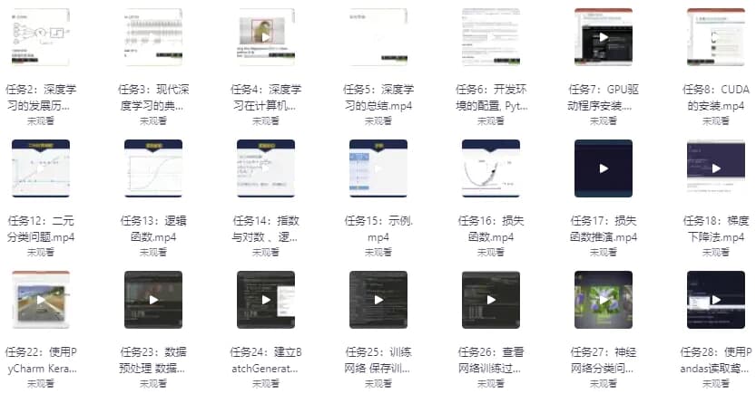 CV计算机视觉集训营 – 带源码课件-副业项目资源网
