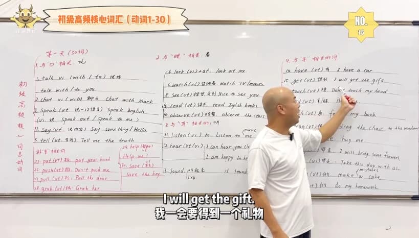 姬红波初级英语课程 (四合一)-副业项目资源网