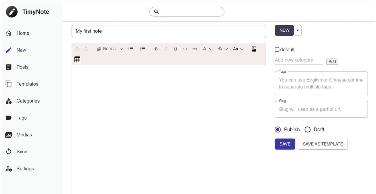 TimyNote 笔记软件 v1.2.1 绿色版-副业项目资源网