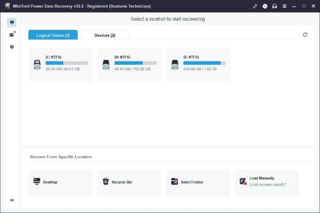 MiniTool Power Data Recovery(数据恢复软件) v12.6 便携版-副业项目资源网