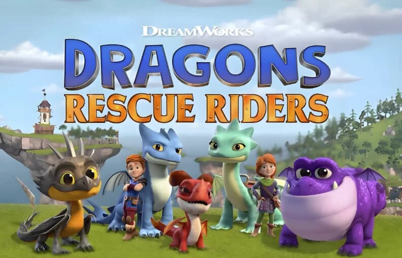 少儿英语启蒙动画《龙族：救援骑士 Dragons：Rescue Riders 1-6季 (视频+音频) 》-副业项目资源网