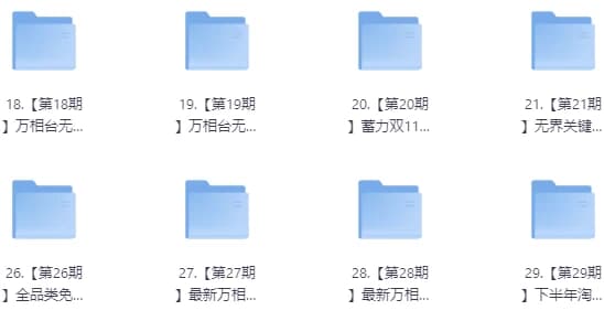 白凤电商淘系运营21天速成班-副业项目资源网