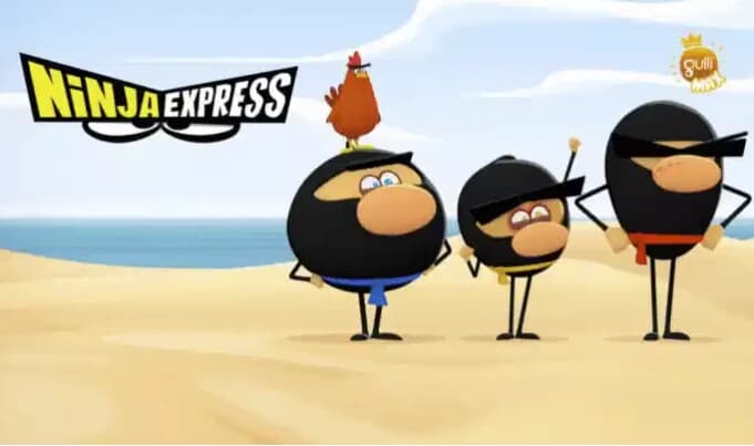 BBC儿童喜剧英文动画《 忍者快递 Ninja Express (视频+音频) 》-副业项目资源网
