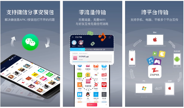 Zapya 快牙 v6.6.0.0，文件传输零流量，跨平台兼容，解锁高级版-副业项目资源网