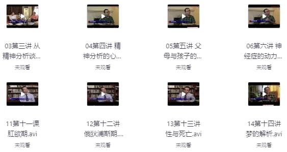 曾奇峰老师的精神分析课程-副业项目资源网