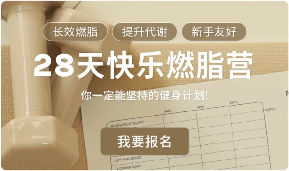 Jo姐·28天快乐燃脂训练营 长效燃脂新手友好-副业项目资源网