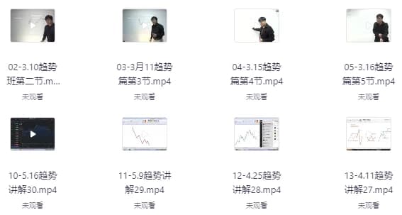 赵心纯《趋势班课程讲解》-副业项目资源网