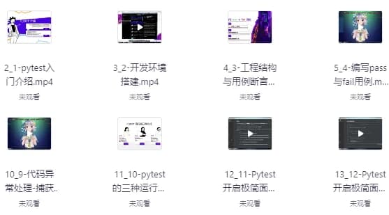 Pytest全栈自动化测试指南-副业项目资源网