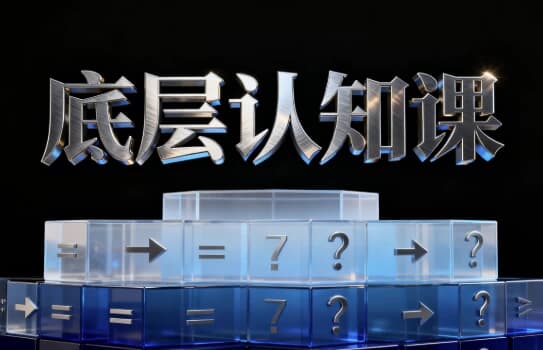底层认知课-副业项目资源网