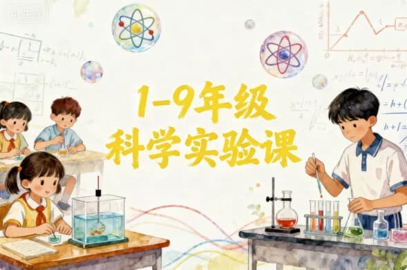 1-9年级科学实验课-副业项目资源网