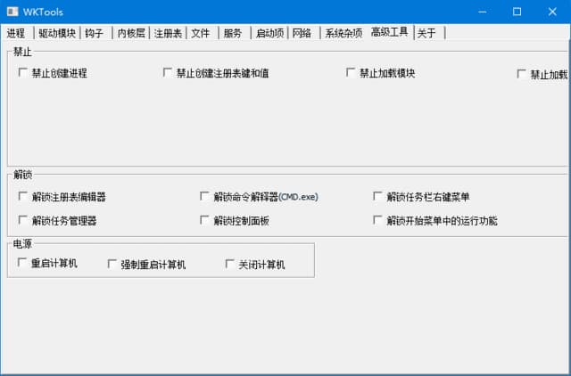 WKTools(Windows内核级辅助工具) v1.0.0.21 中文绿色版-副业项目资源网