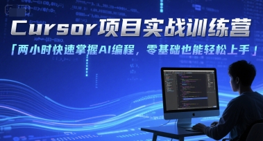 Cursor项目实战训练营，两小时快速掌握AI编程，零基础也能轻松上手-92资源网