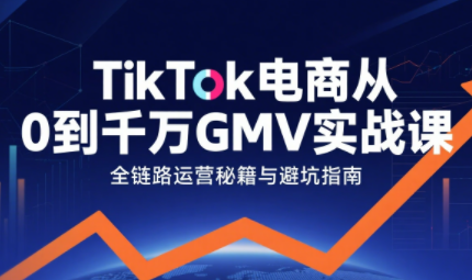 三千老师·TikTok电商从0到千万GMV实战课-副业项目资源网