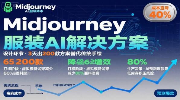 AI在服装领域的运用，使用midjourney做服装辅助企业降低成本-副业项目资源网