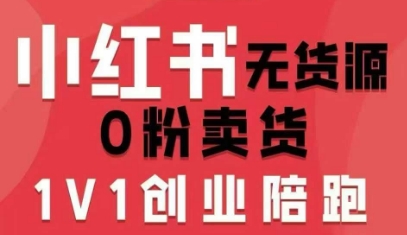 小红书无货源0粉电商课，开店准备、选品策略、笔记撰写、视频剪辑、数据分析、账号打造、资料文档-副业项目资源网