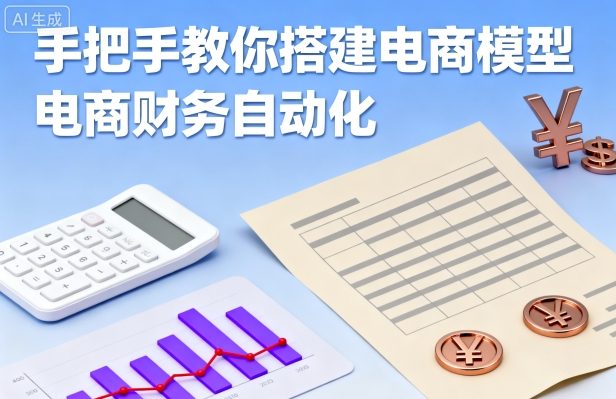 手把手教你搭建电商模型-电商财务自动化-副业项目资源网