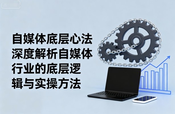 自媒体底层心法，深度解析自媒体行业的底层逻辑与实操方法-副业项目资源网